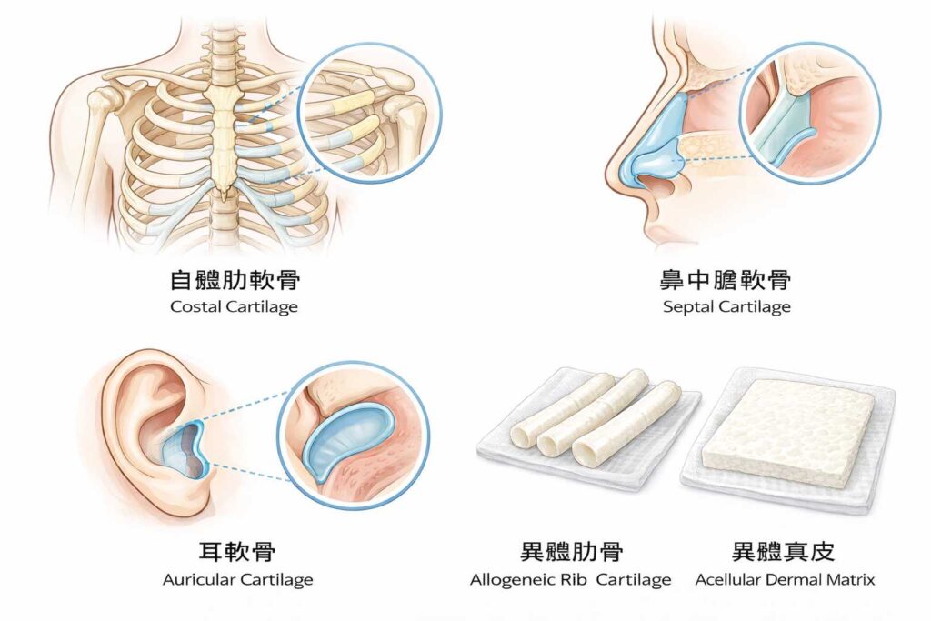 自體／異體生物性材質